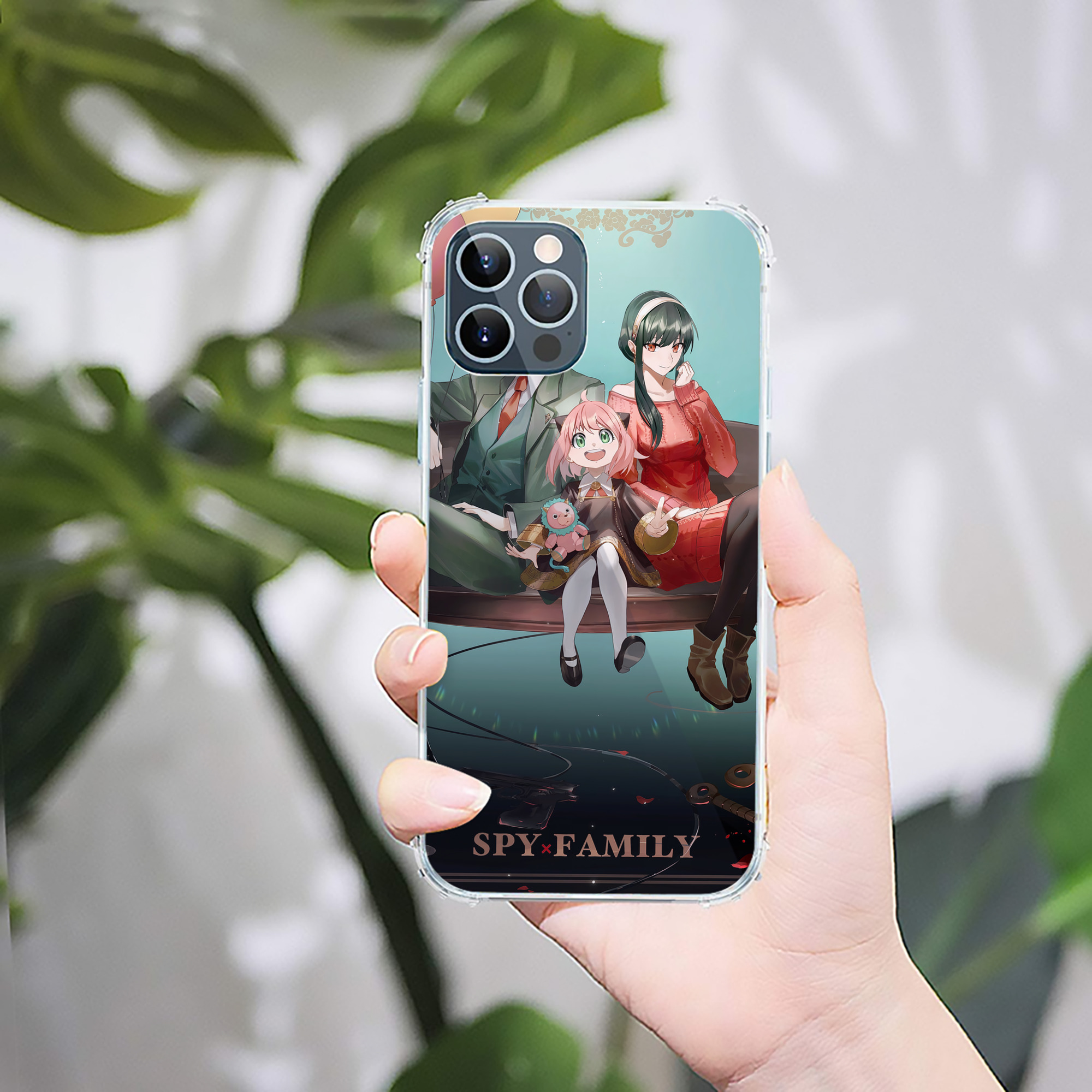（画像用） SPY×FAMILY间谍家家酒 【iPhone 12シリーズ対応】透明スマホケース（クリアソフトケース）